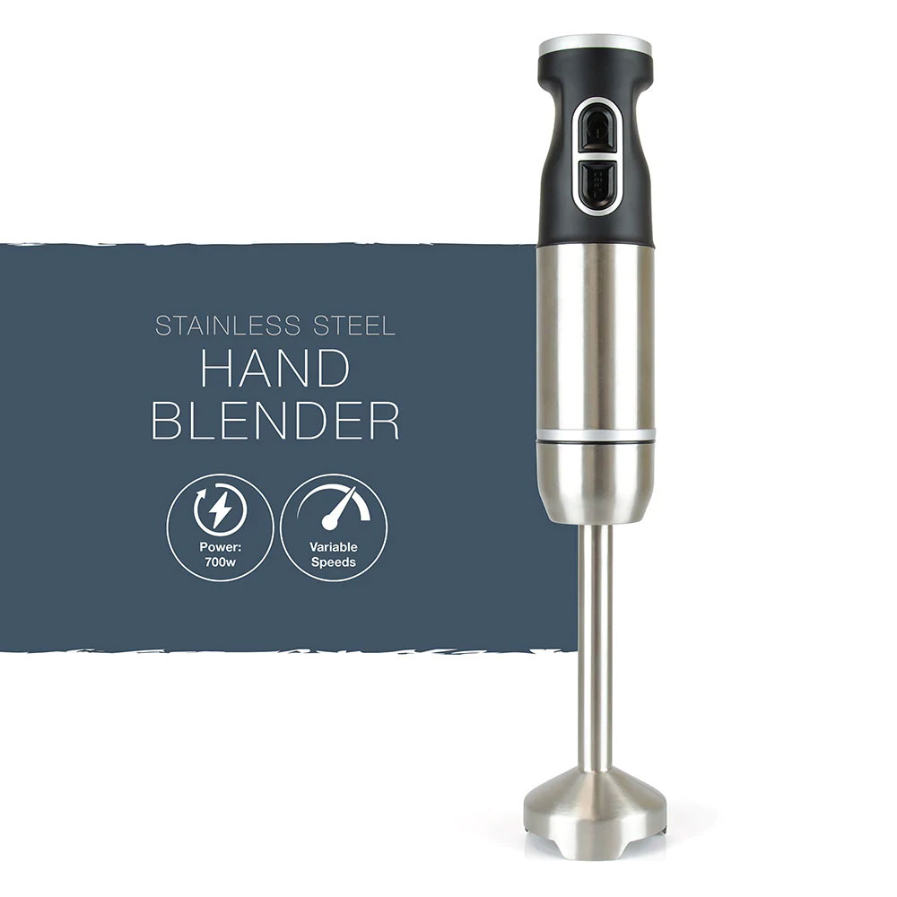 Veronica Alpha Hand Blender 150W Powerful Motor, Detachable Steel Rod,  White Cream - Veronica