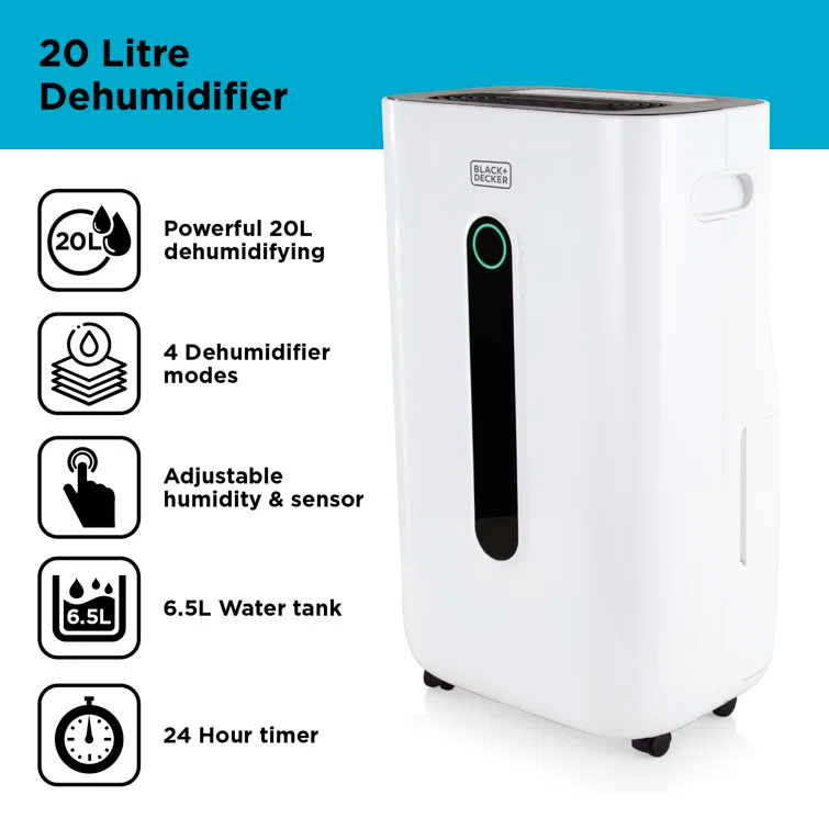 Our Black+Decker Dehumidifier is Designed to be Compact