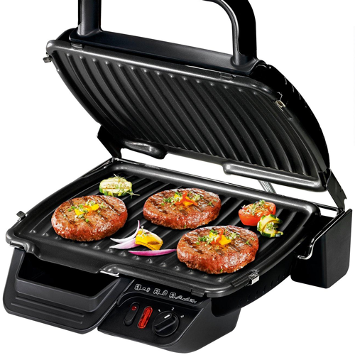 POWERCITY - GC308840 TEFAL RTION COMPACT 3-IN-1 GRILL HEALTH GRILLS-STEAMERS
